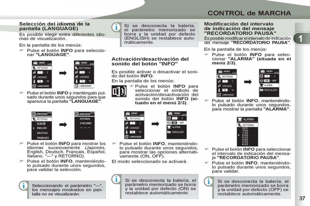 Peugeot 4007 manual del propietario / page 39