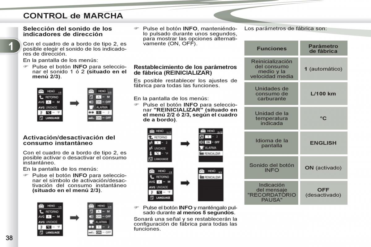 Peugeot 4007 manual del propietario / page 40