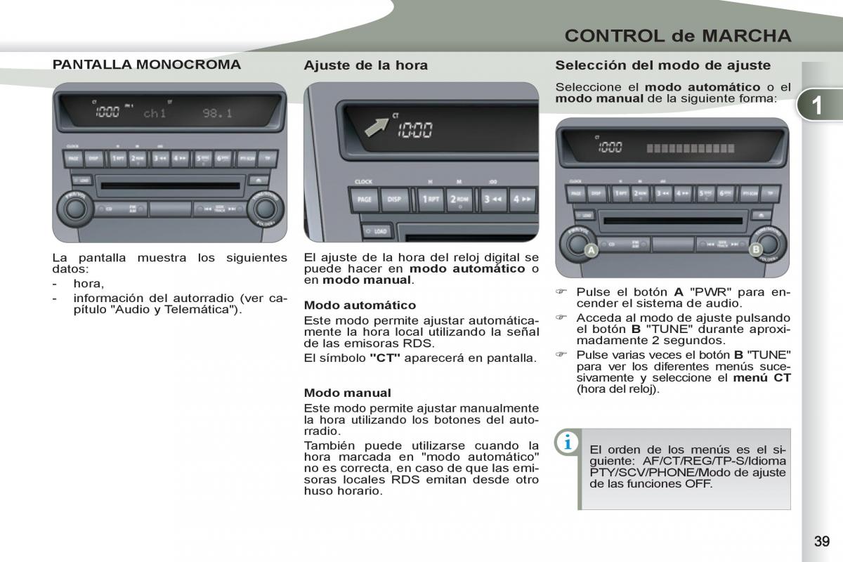 Peugeot 4007 manual del propietario / page 41