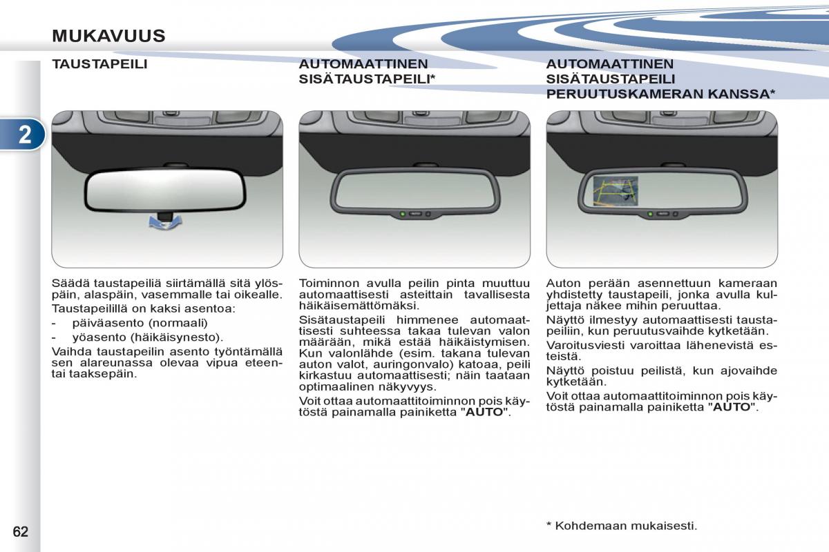 Peugeot 4007 omistajan kasikirja / page 64