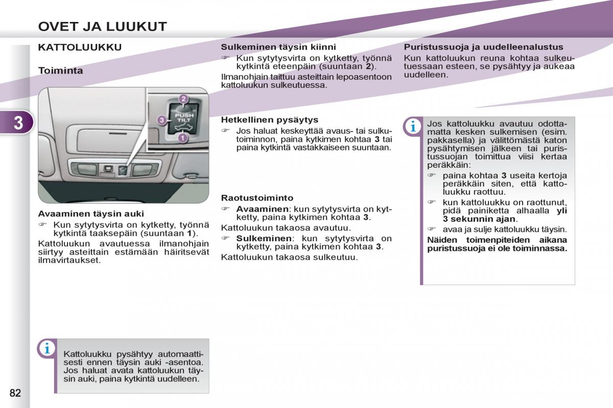 Peugeot 4007 omistajan kasikirja / page 84