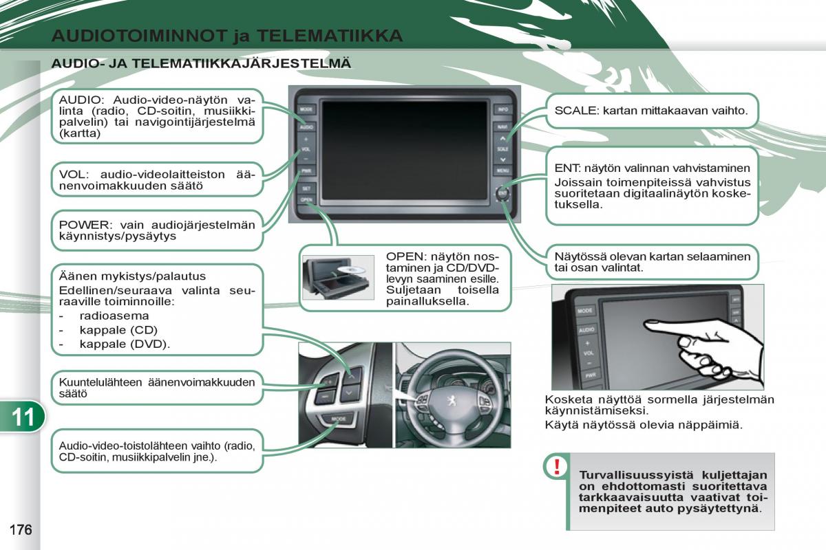 Peugeot 4007 omistajan kasikirja / page 178