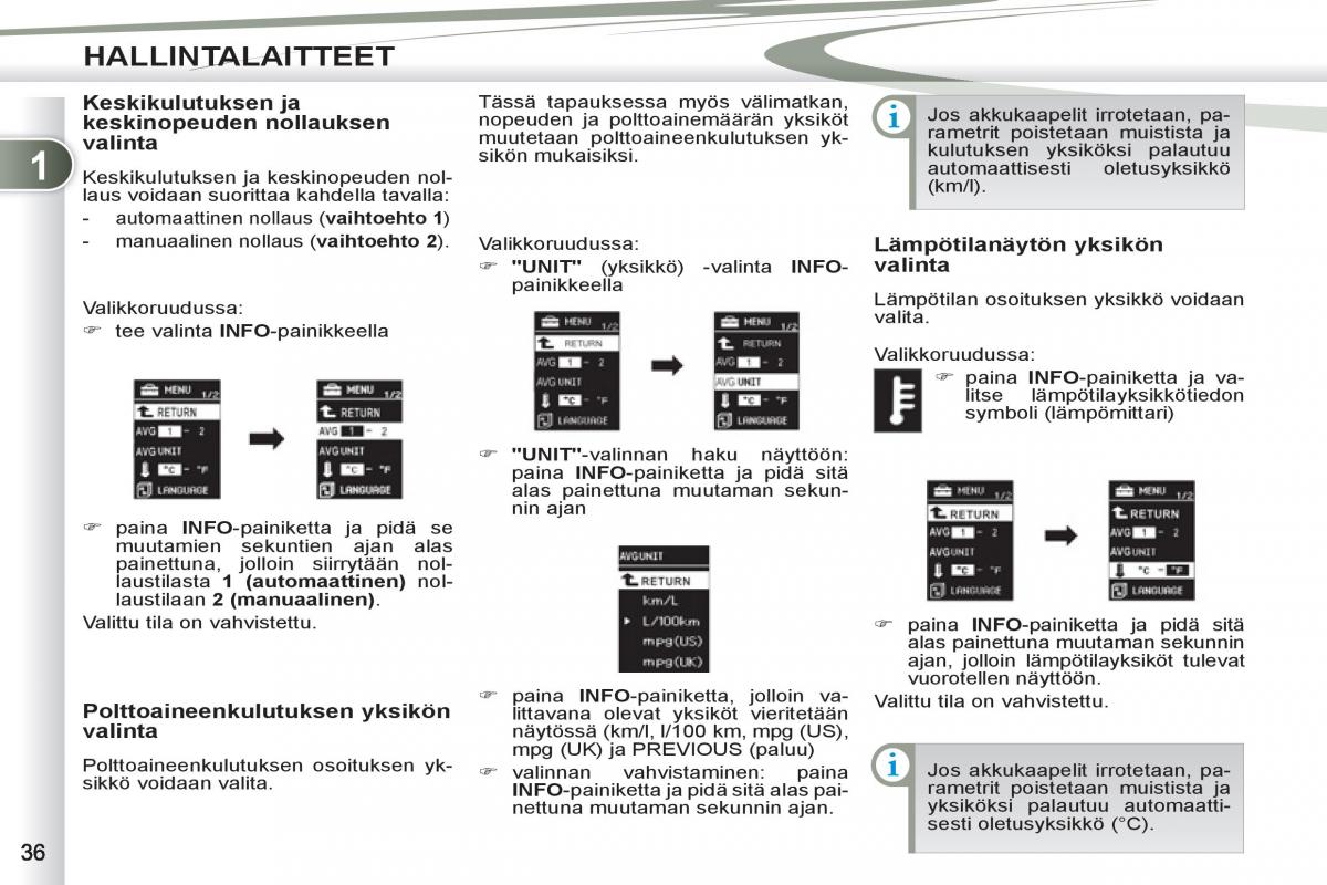 Peugeot 4007 omistajan kasikirja / page 38