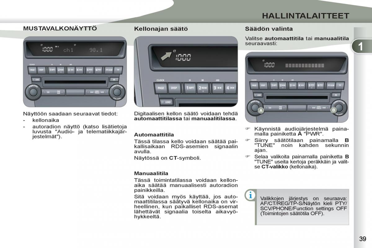 Peugeot 4007 omistajan kasikirja / page 41