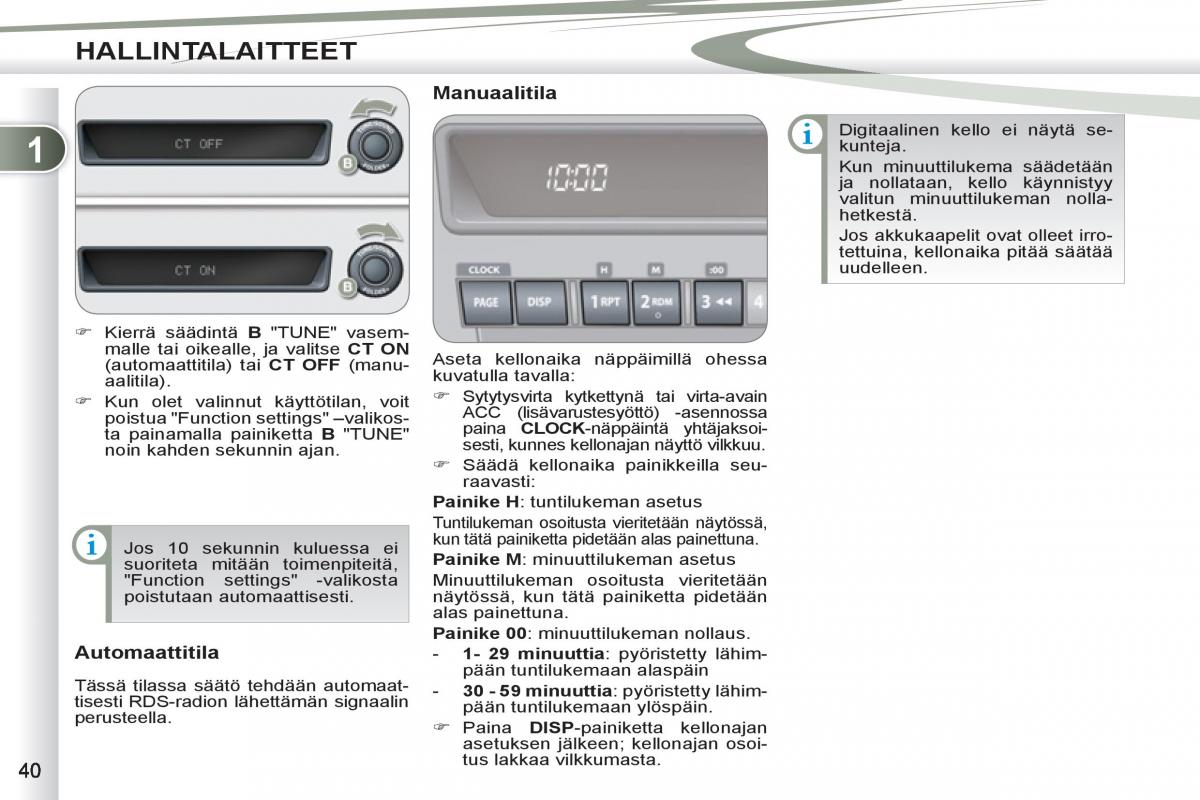 Peugeot 4007 omistajan kasikirja / page 42