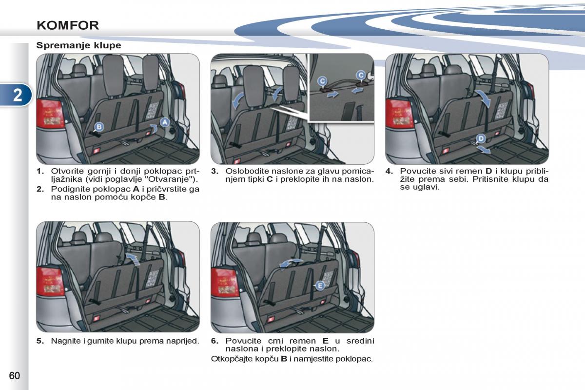 Peugeot 4007 vlasnicko uputstvo / page 62