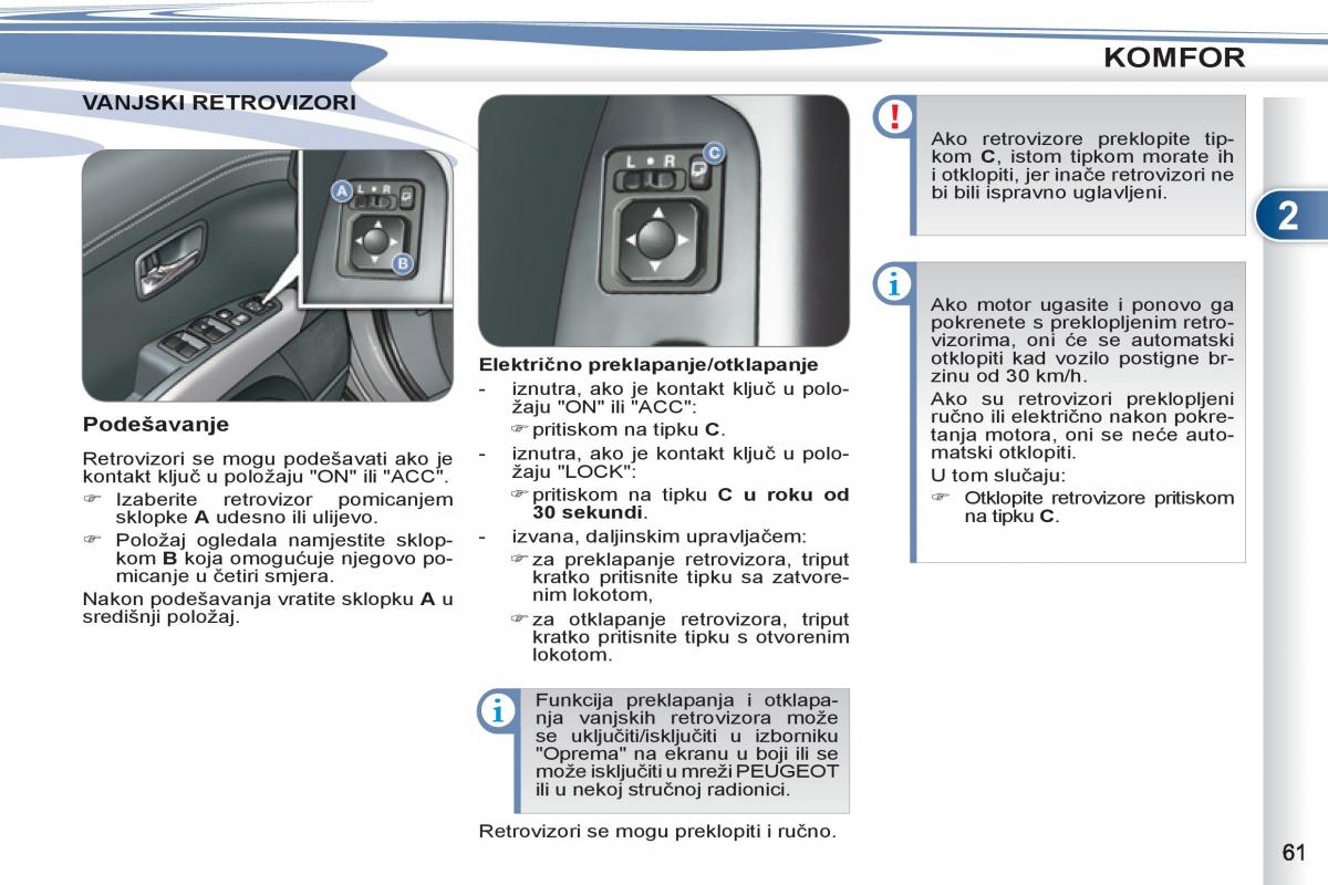 Peugeot 4007 vlasnicko uputstvo / page 63