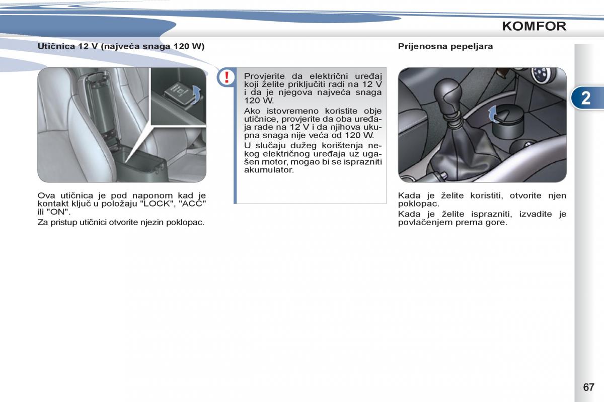 Peugeot 4007 vlasnicko uputstvo / page 69