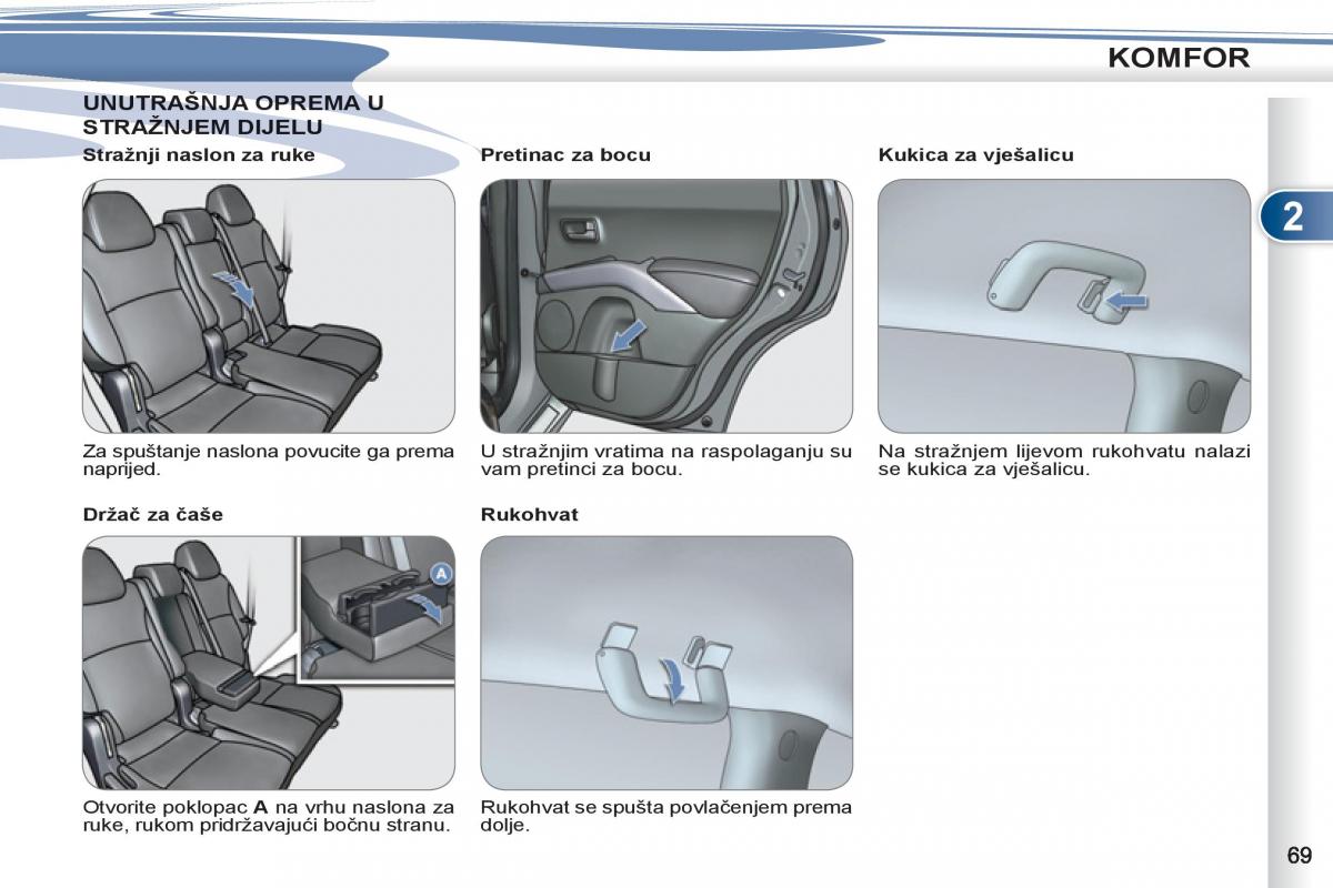 Peugeot 4007 vlasnicko uputstvo / page 71