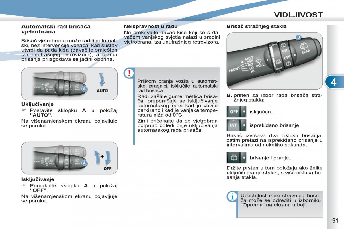 Peugeot 4007 vlasnicko uputstvo / page 93