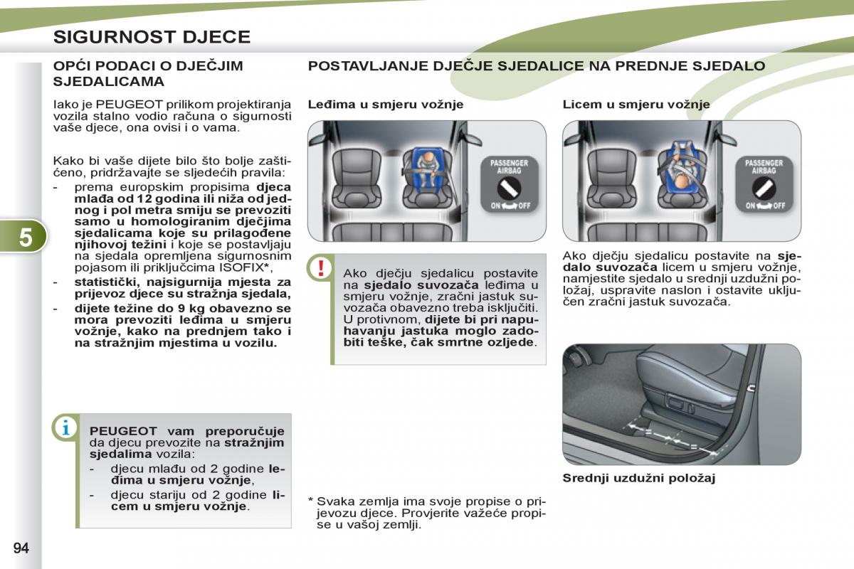 Peugeot 4007 vlasnicko uputstvo / page 96