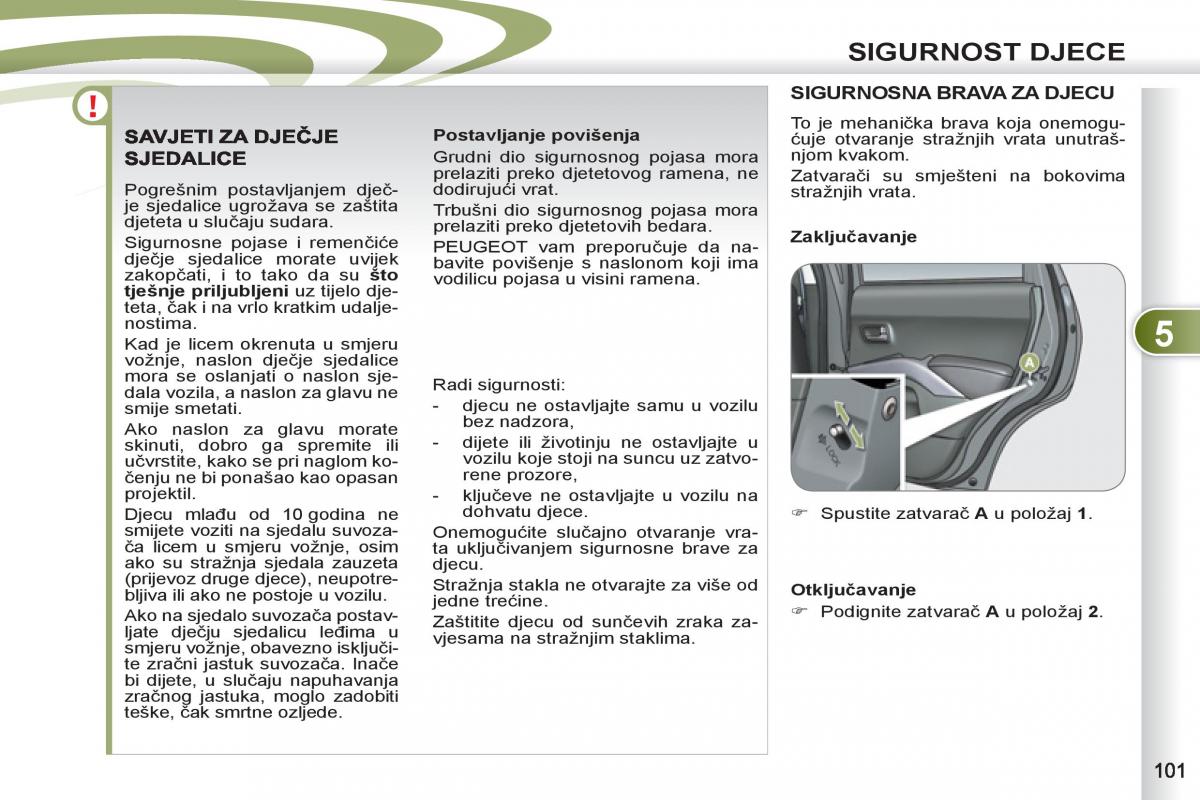 Peugeot 4007 vlasnicko uputstvo / page 103