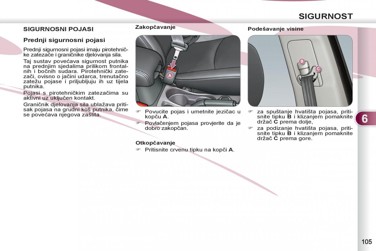 Peugeot 4007 vlasnicko uputstvo / page 107