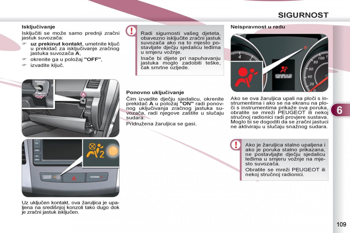 Peugeot 4007 vlasnicko uputstvo / page 111