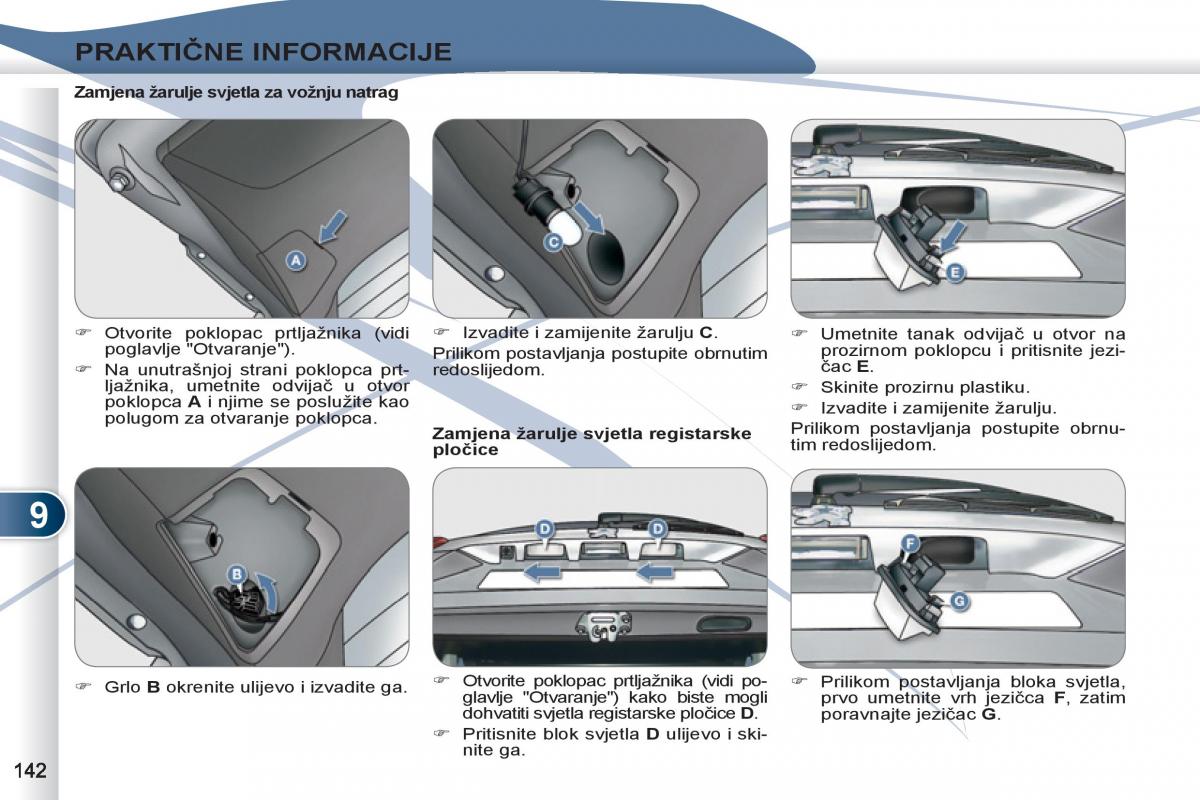 Peugeot 4007 vlasnicko uputstvo / page 144