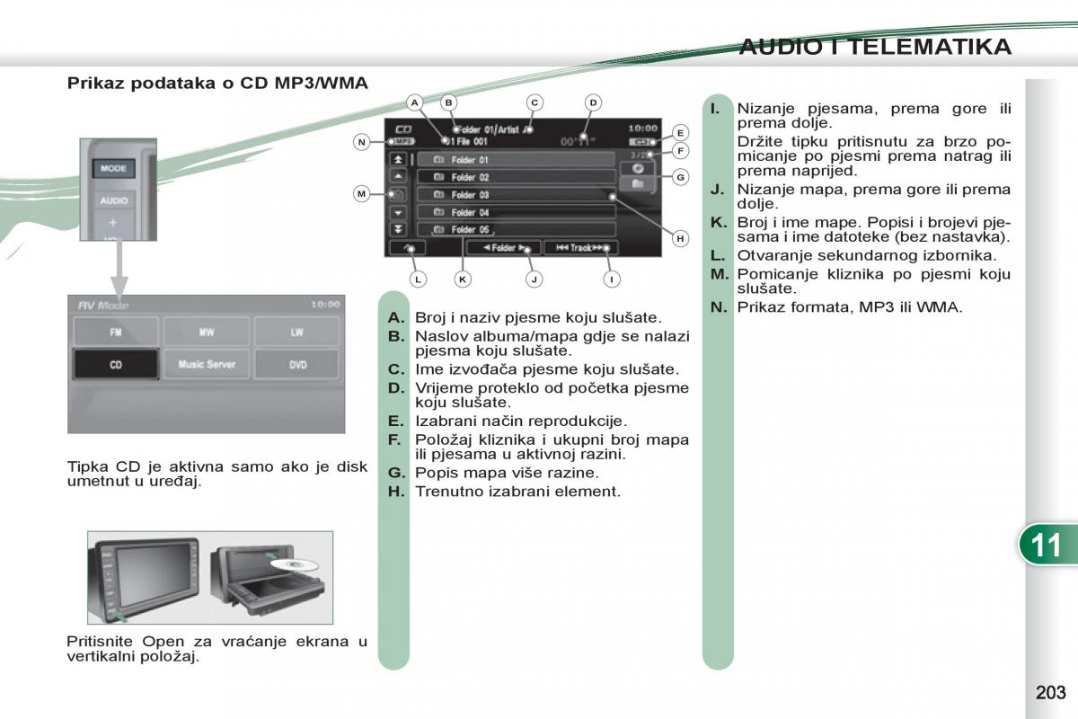 Peugeot 4007 vlasnicko uputstvo / page 205