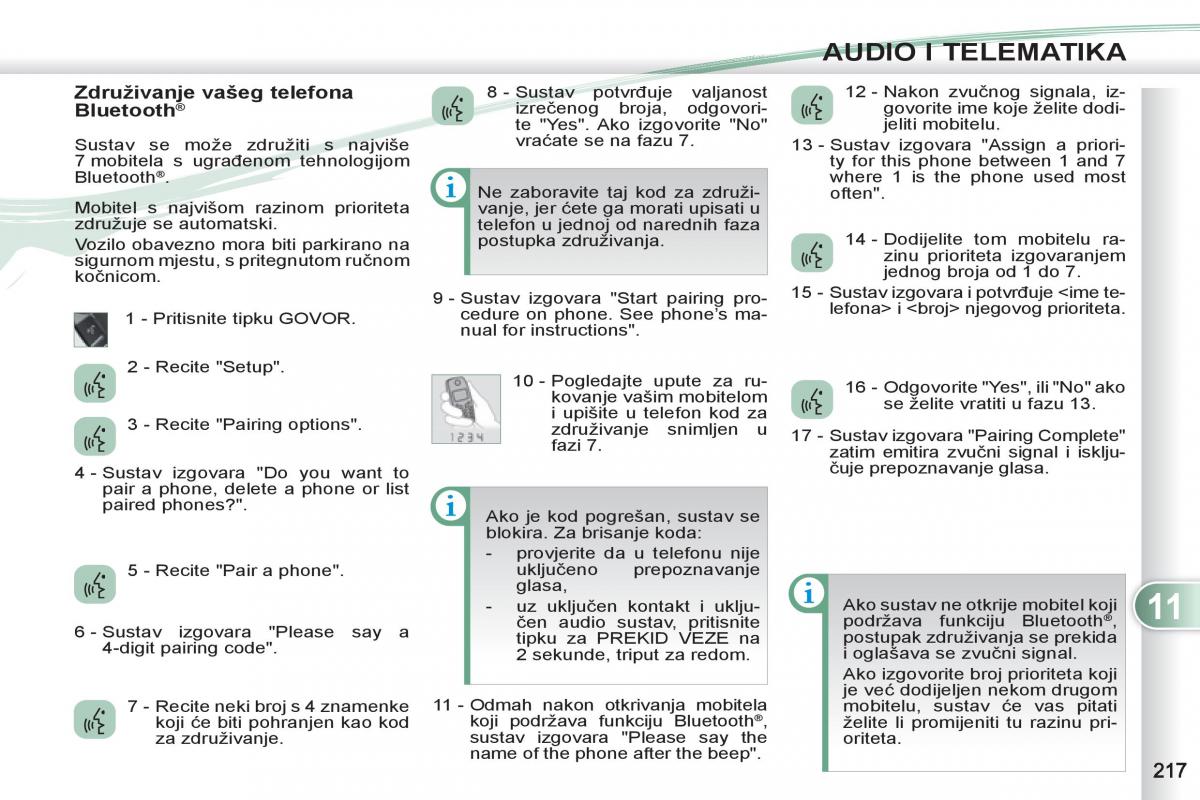 Peugeot 4007 vlasnicko uputstvo / page 219