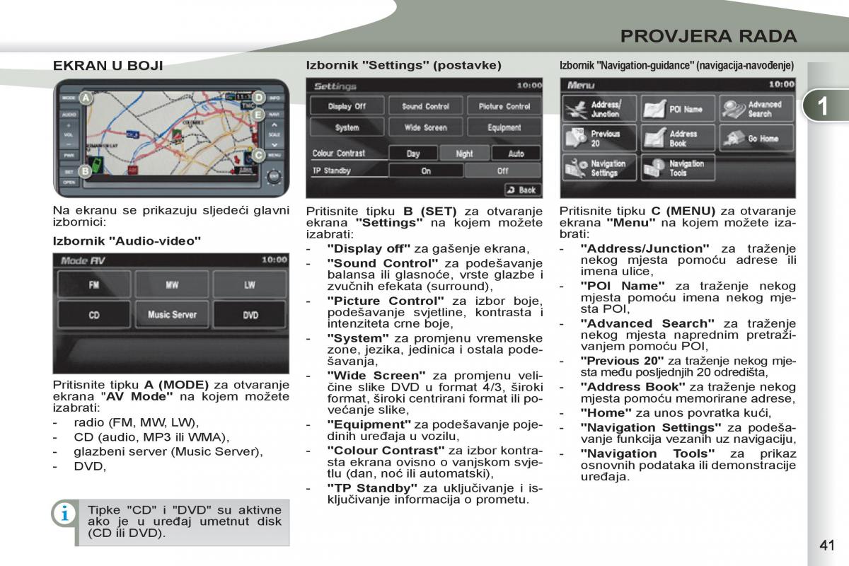 Peugeot 4007 vlasnicko uputstvo / page 43