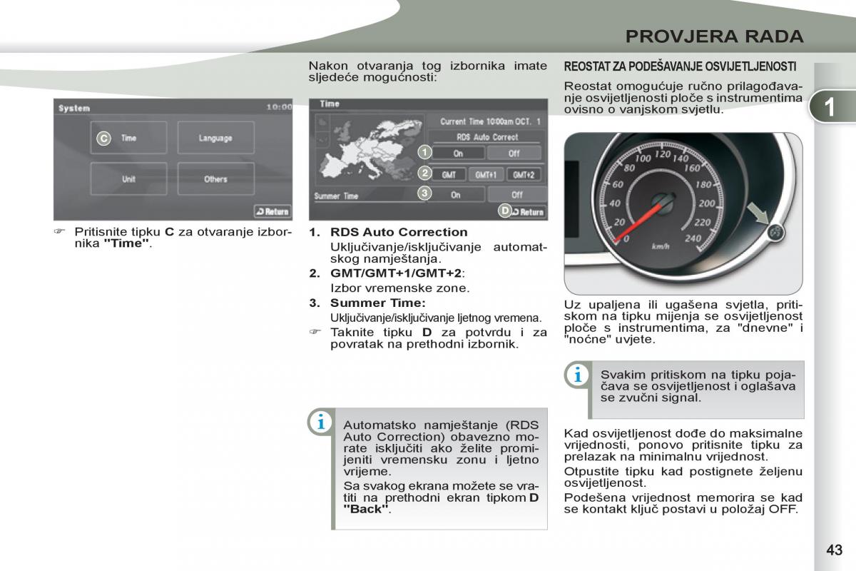 Peugeot 4007 vlasnicko uputstvo / page 45