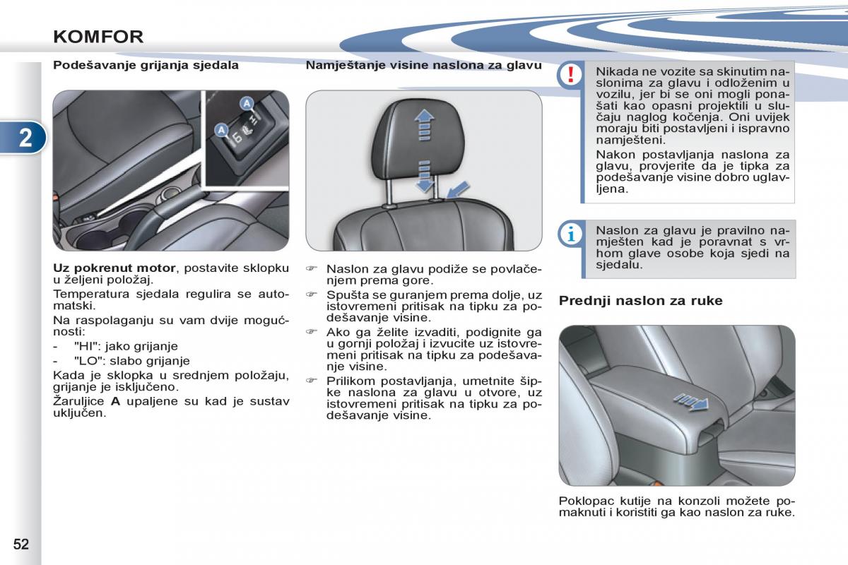 Peugeot 4007 vlasnicko uputstvo / page 54