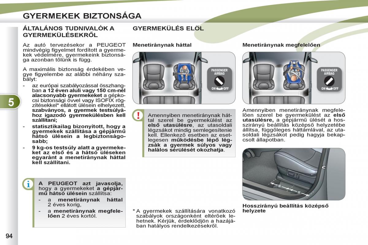 Peugeot 4007 Kezelesi utmutato / page 96