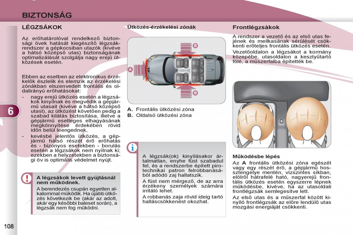 Peugeot 4007 Kezelesi utmutato / page 110