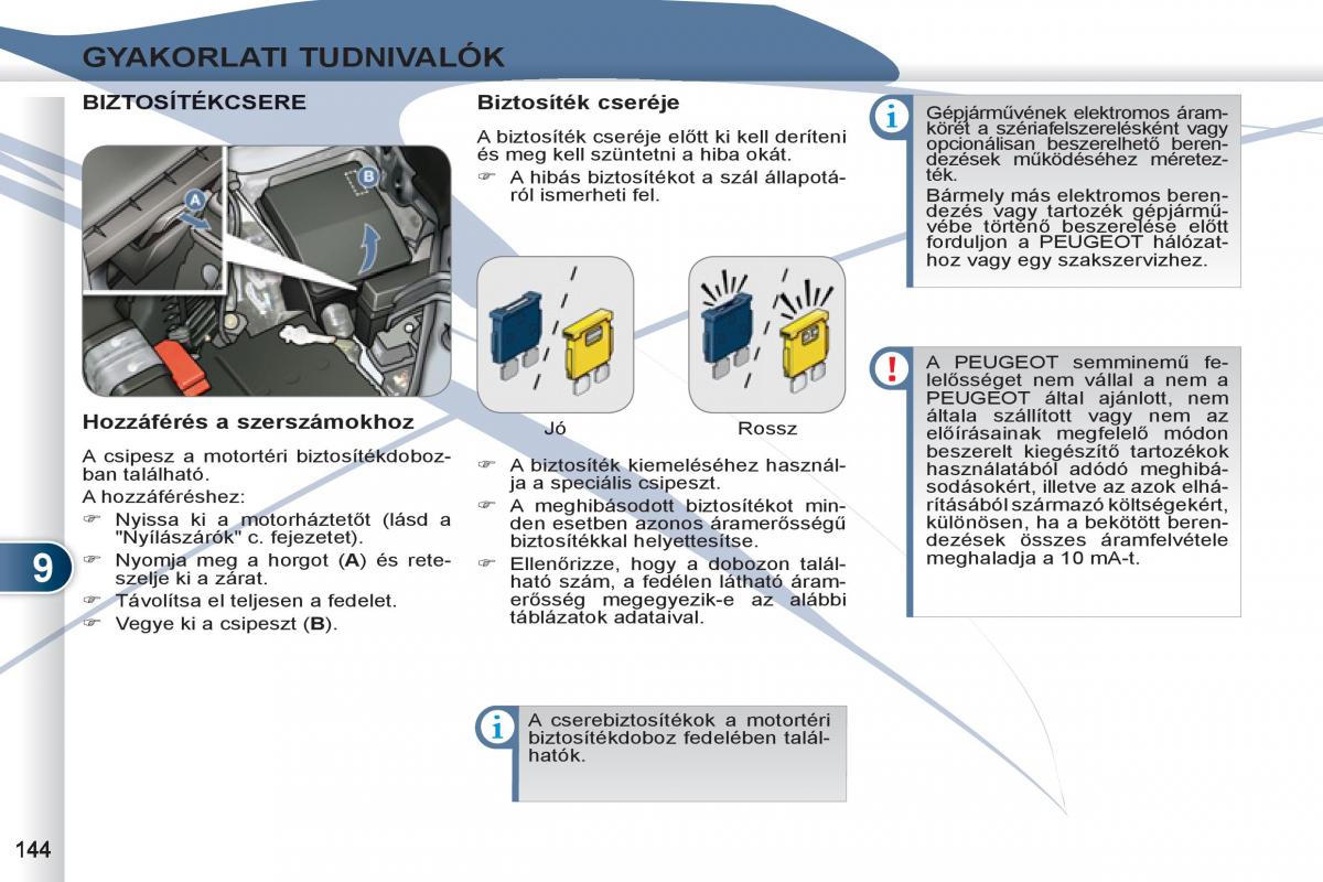 Peugeot 4007 Kezelesi utmutato / page 146