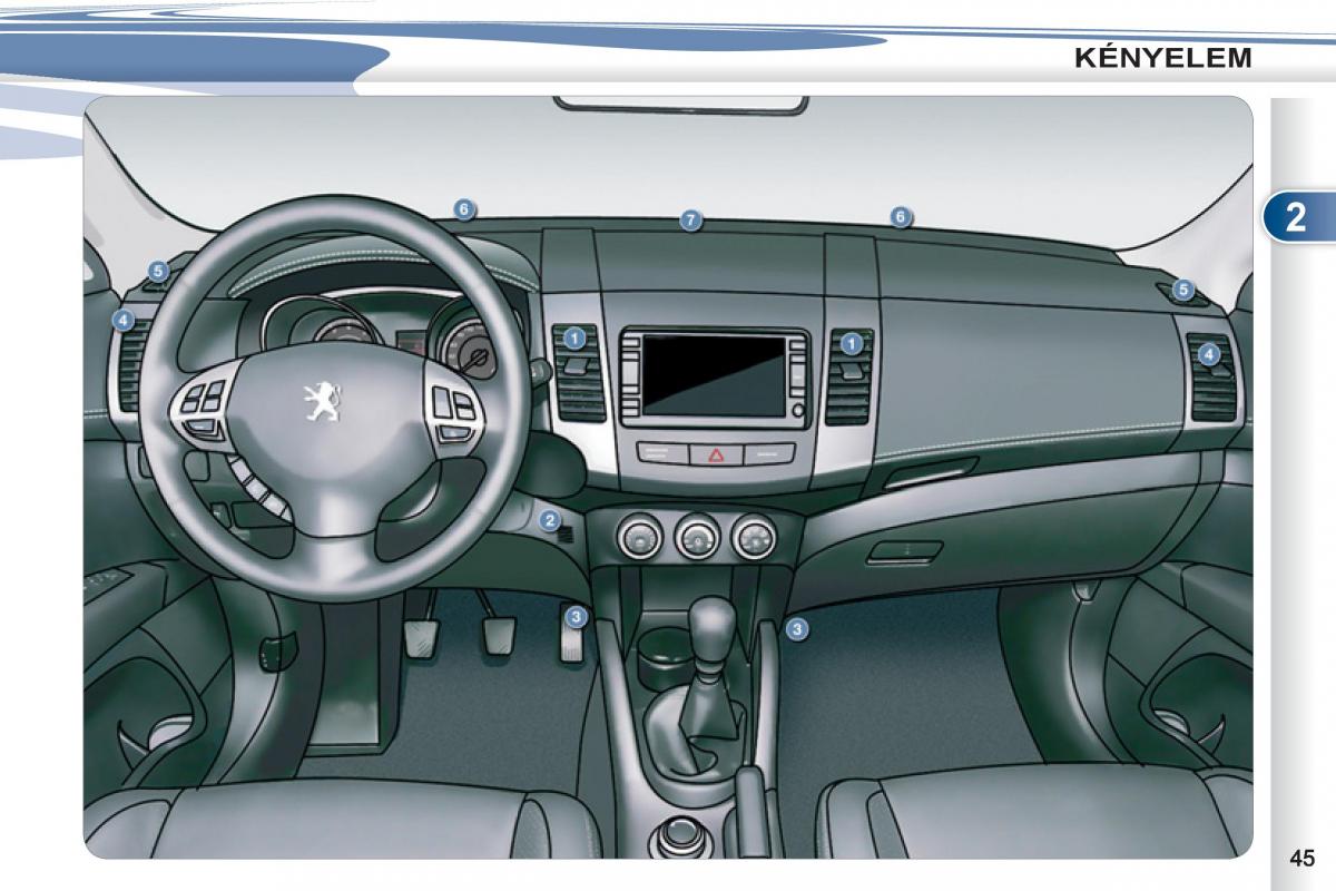 Peugeot 4007 Kezelesi utmutato / page 47