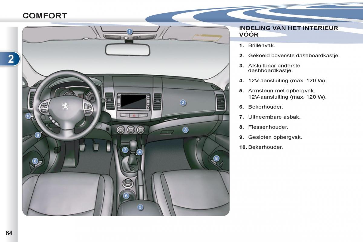 Peugeot 4007 handleiding / page 66