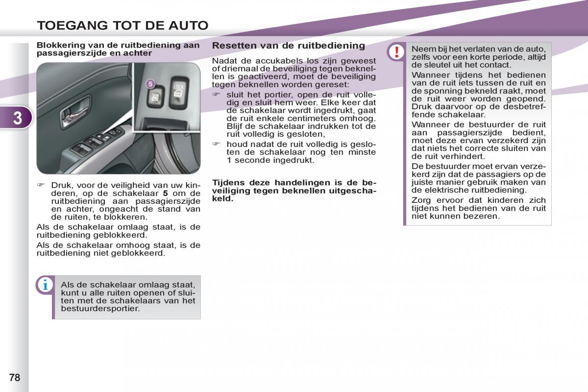 Peugeot 4007 handleiding / page 80