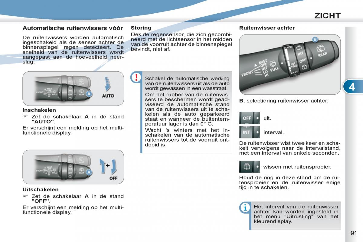 Peugeot 4007 handleiding / page 93