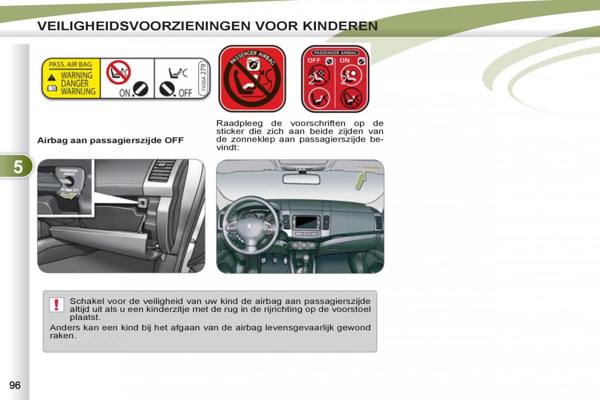 Peugeot 4007 handleiding / page 98