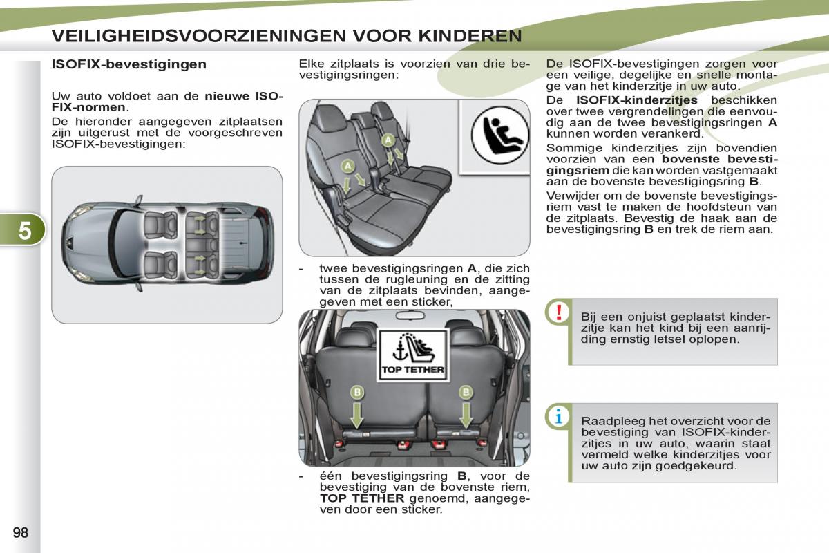 Peugeot 4007 handleiding / page 100