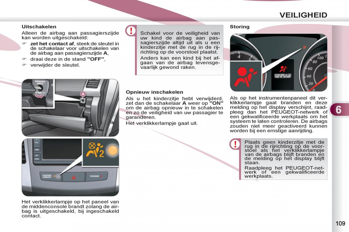 Peugeot 4007 handleiding / page 111