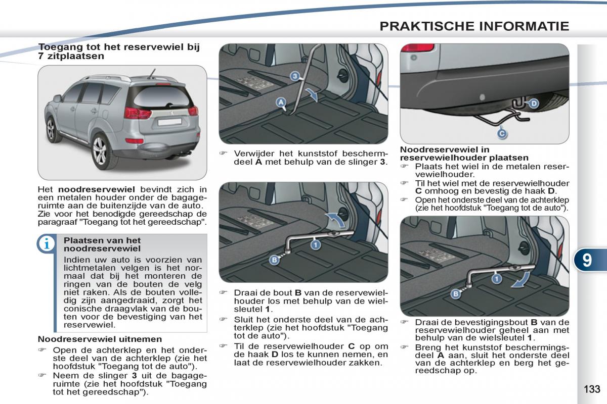 Peugeot 4007 handleiding / page 135