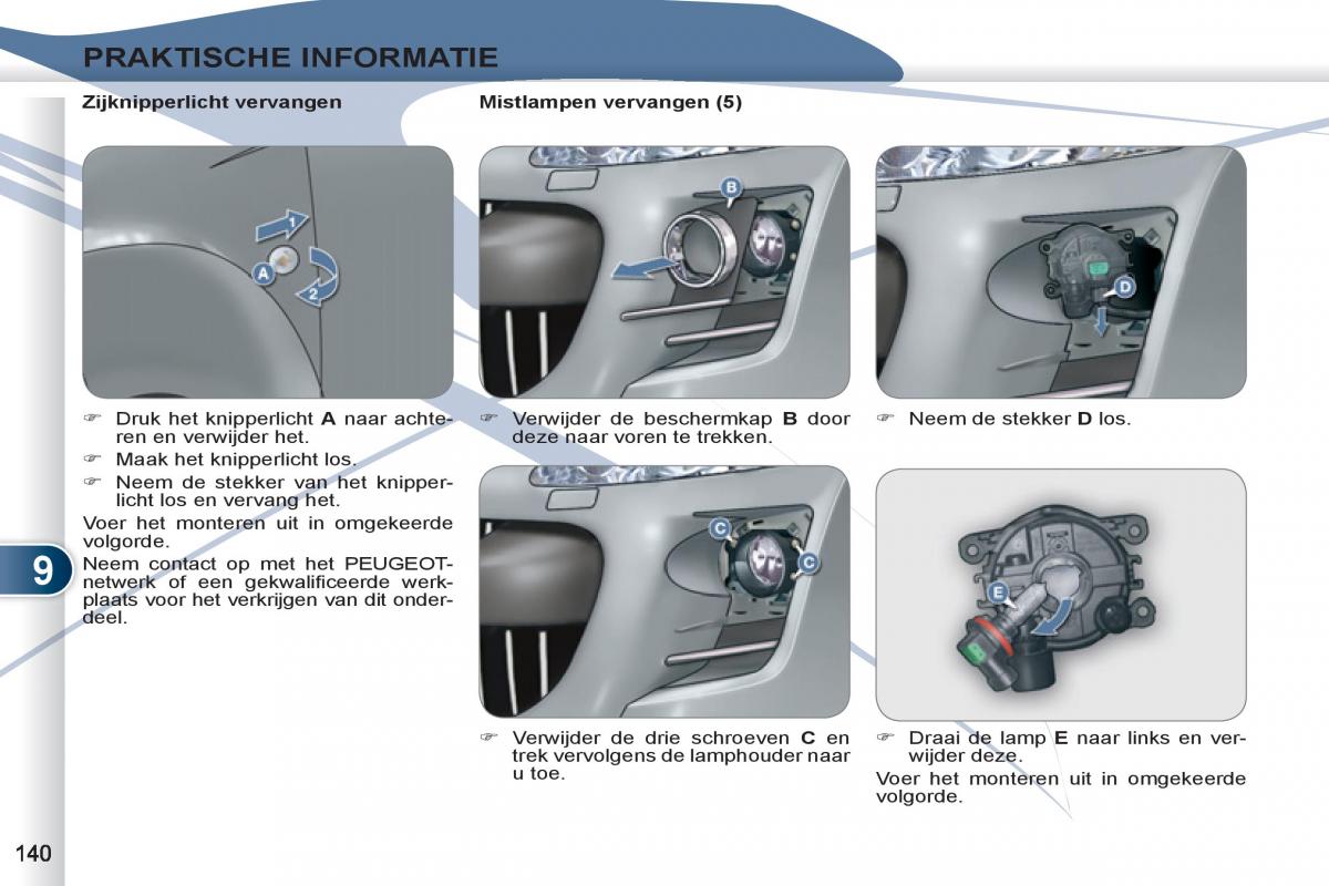 Peugeot 4007 handleiding / page 142