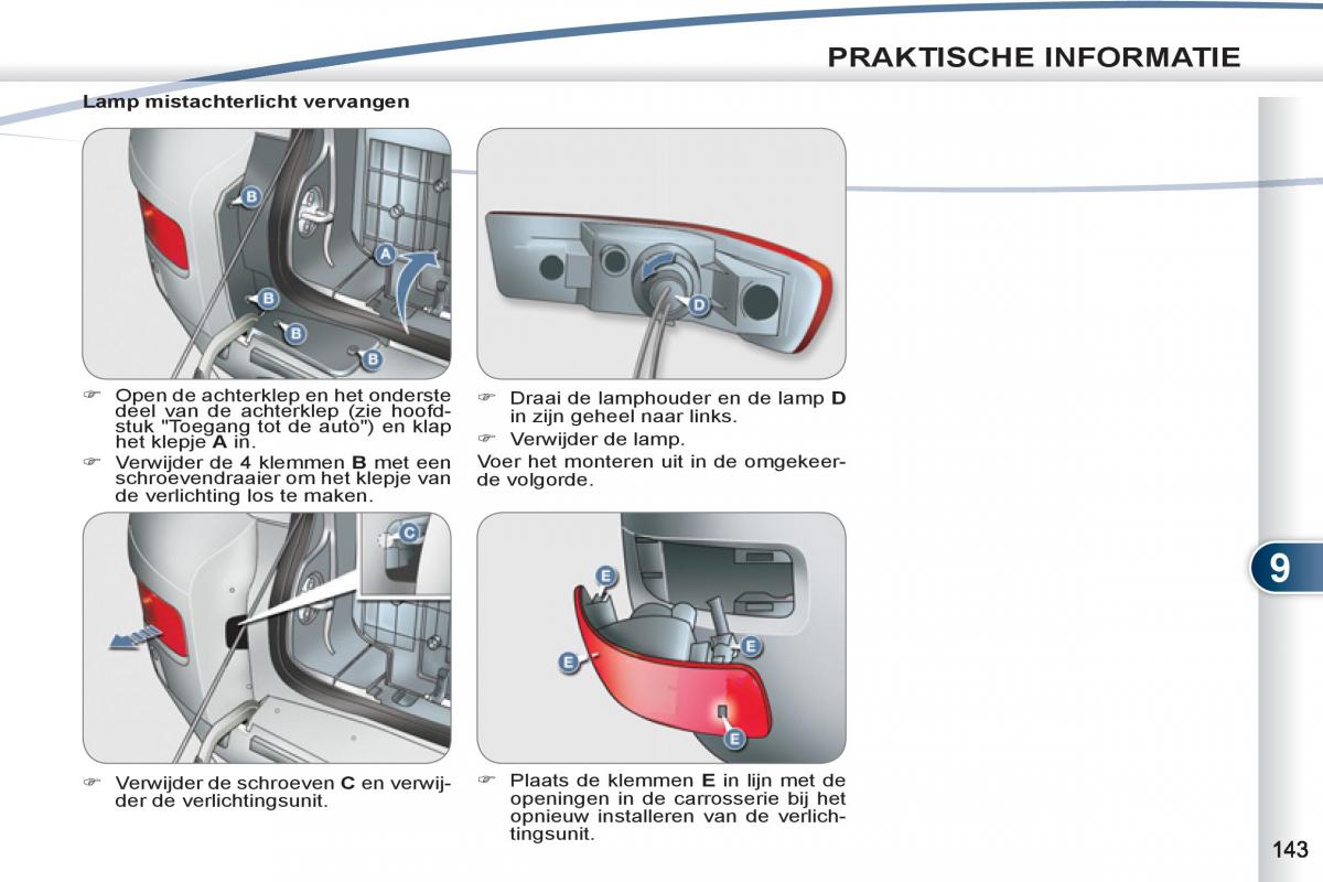 Peugeot 4007 handleiding / page 145