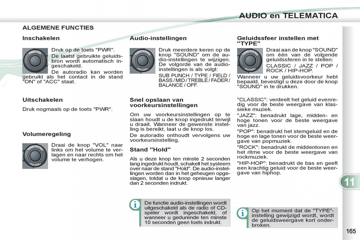 Peugeot 4007 handleiding / page 167