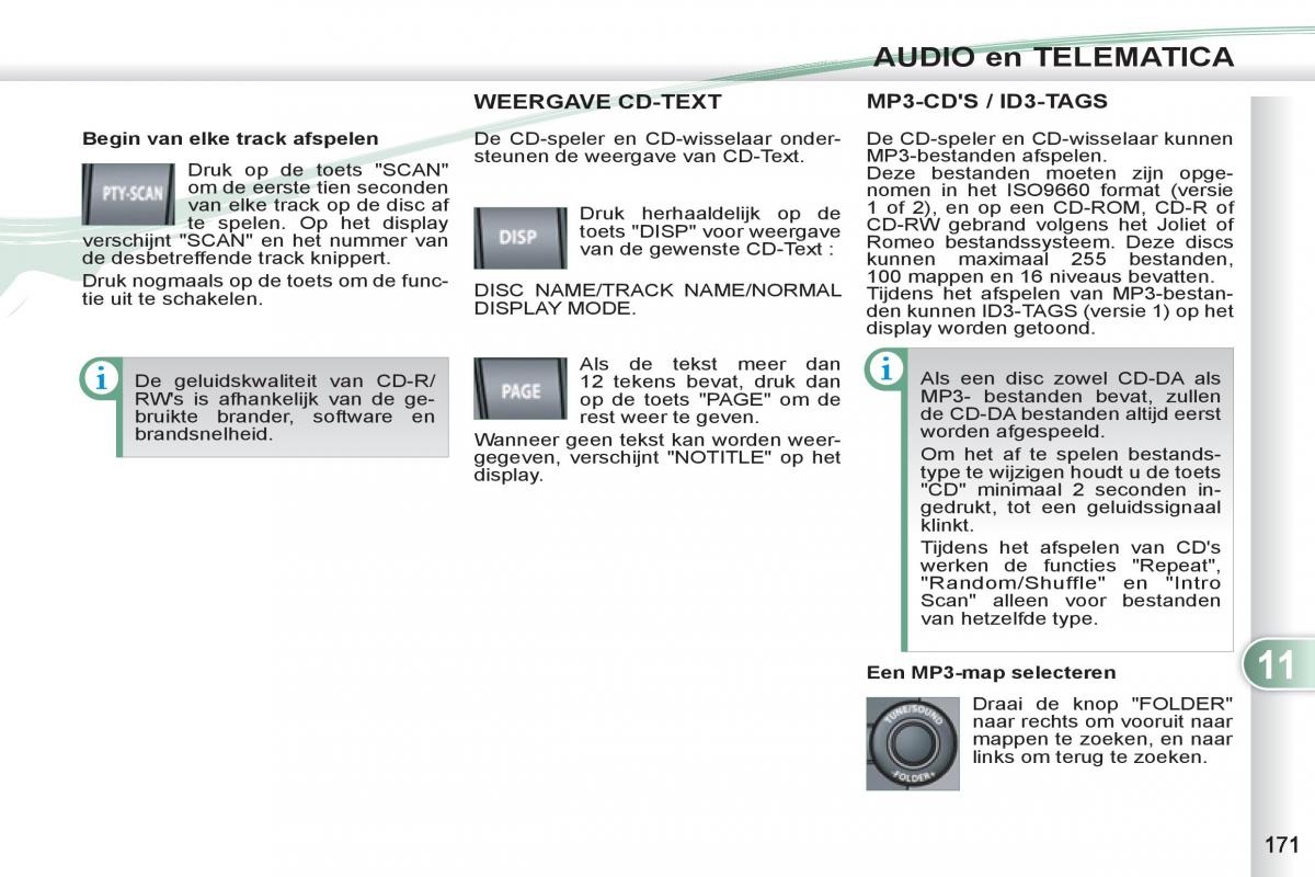 Peugeot 4007 handleiding / page 173