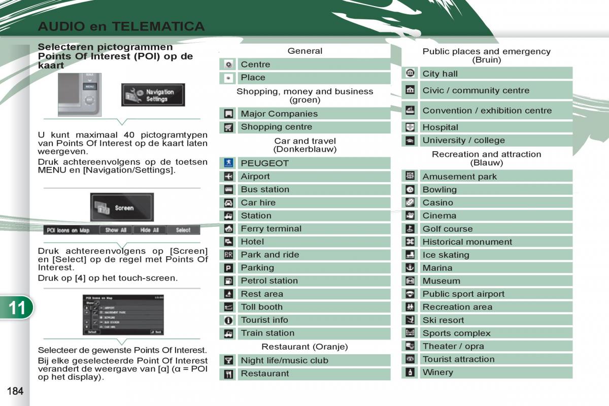 Peugeot 4007 handleiding / page 186