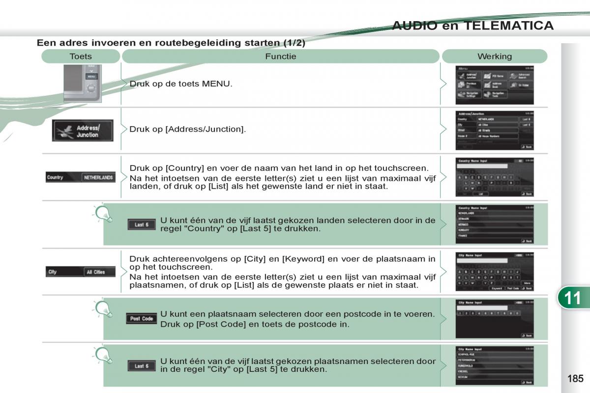 Peugeot 4007 handleiding / page 187