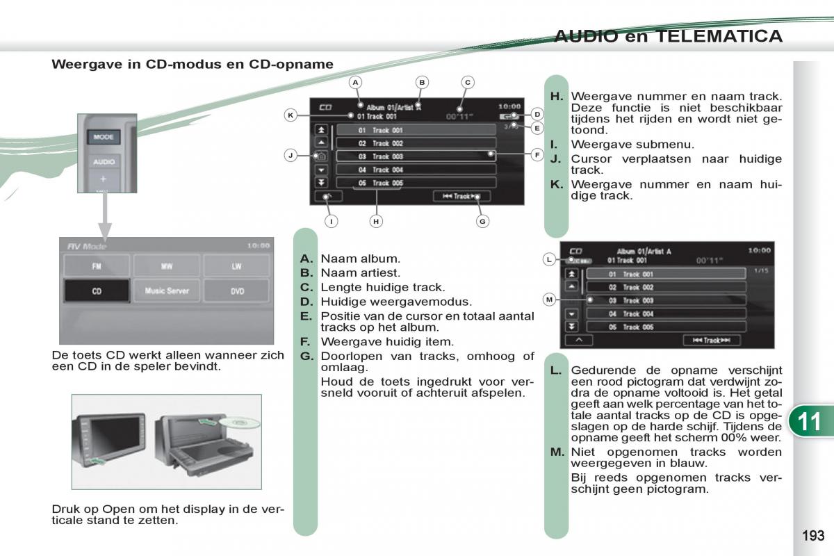 Peugeot 4007 handleiding / page 195