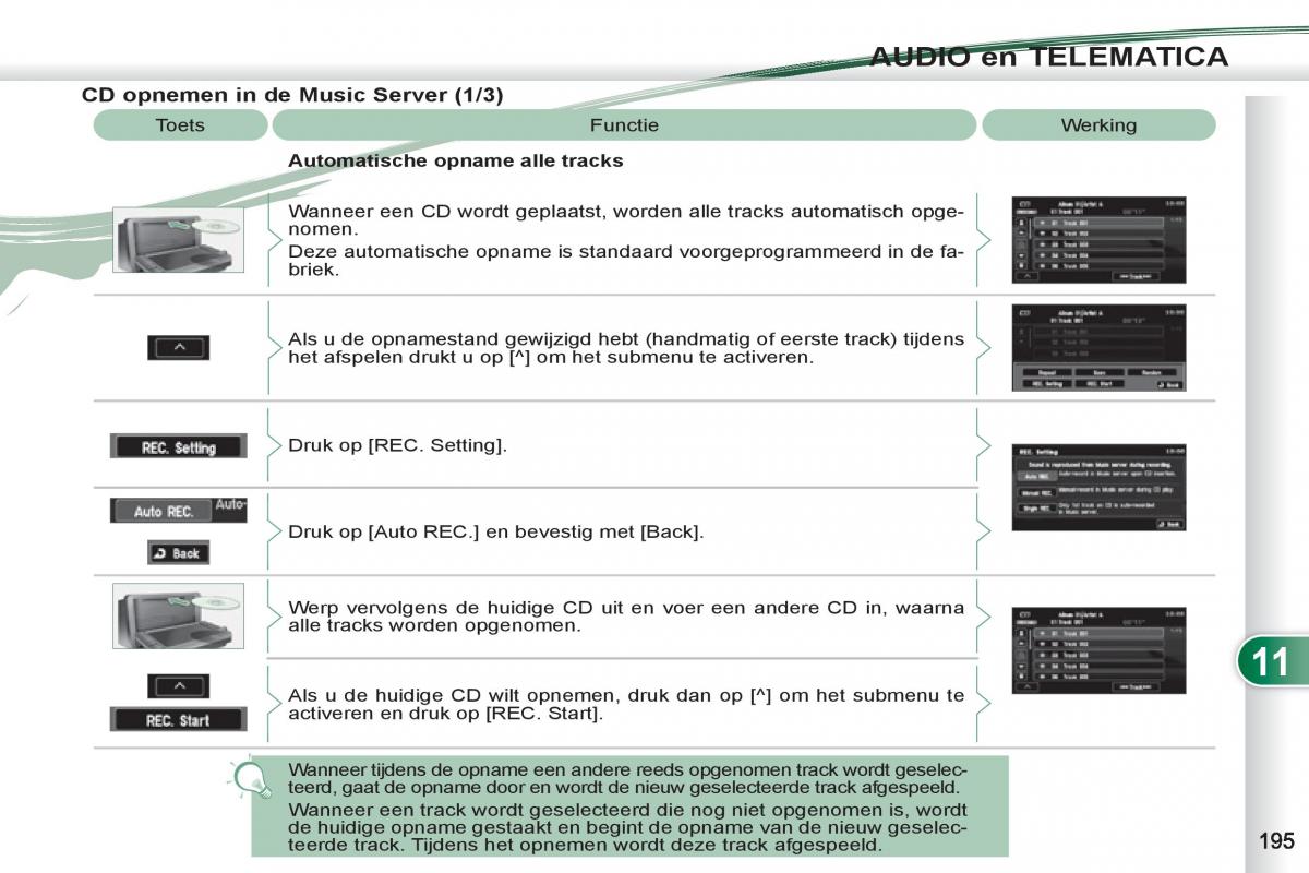 Peugeot 4007 handleiding / page 197