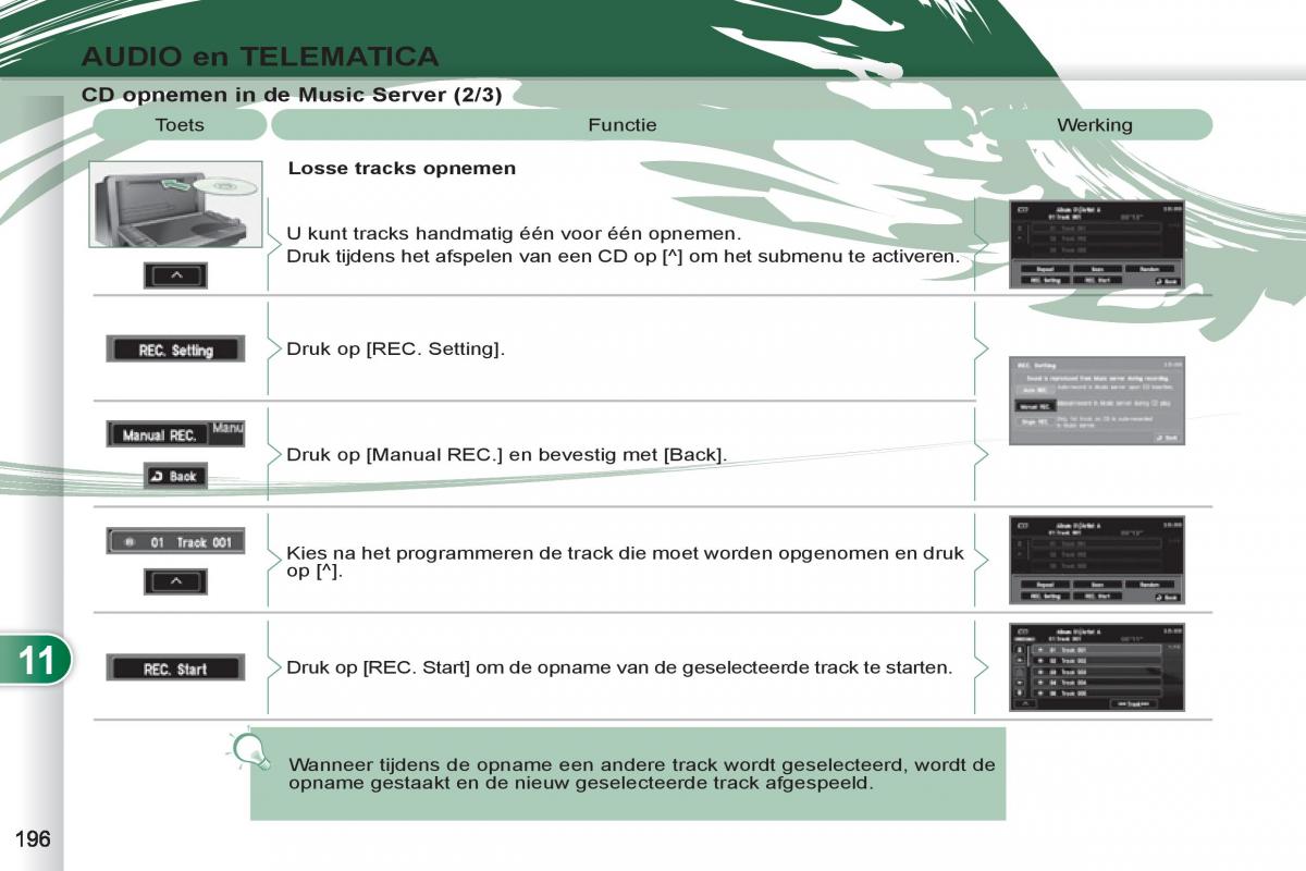 Peugeot 4007 handleiding / page 198