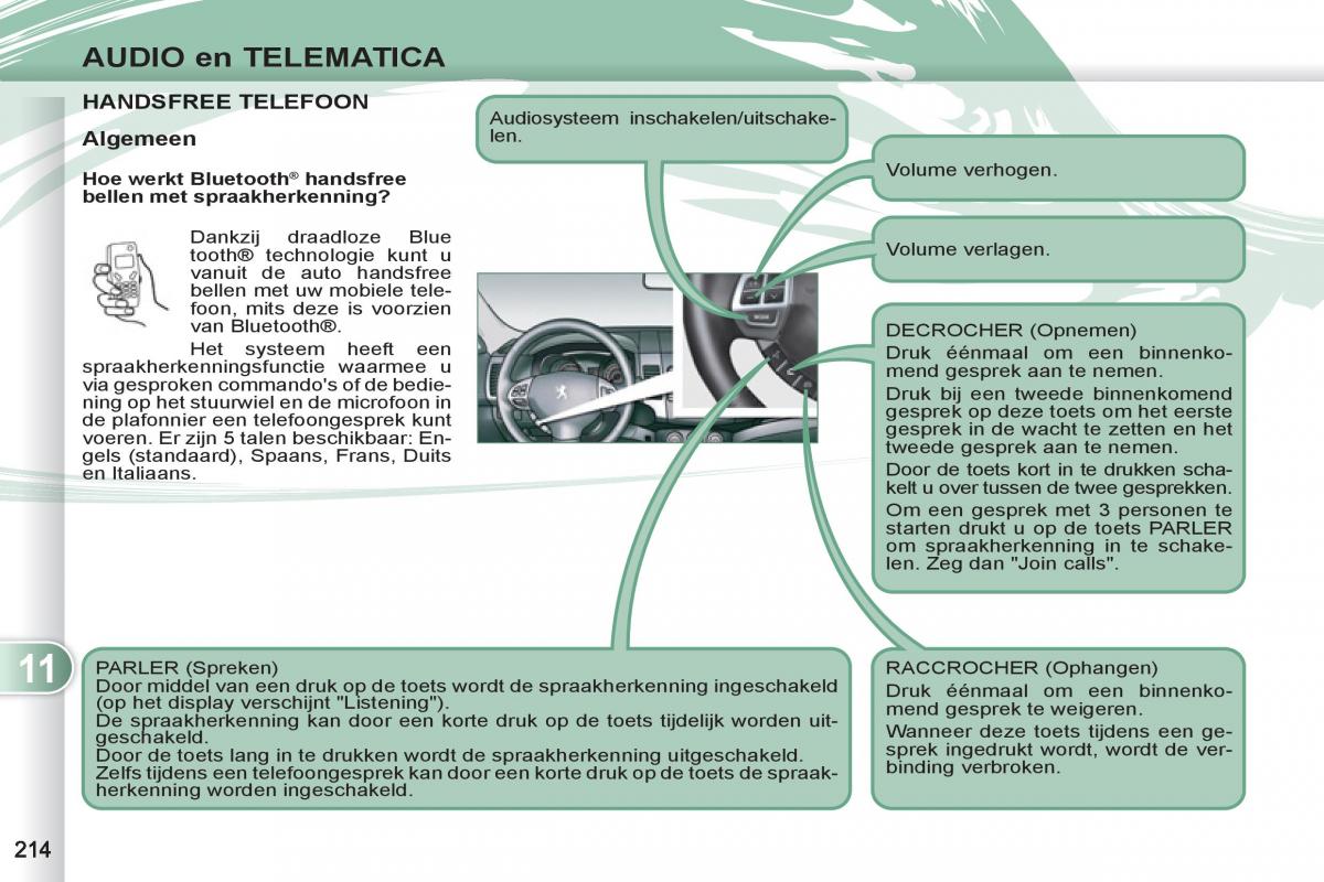 Peugeot 4007 handleiding / page 216