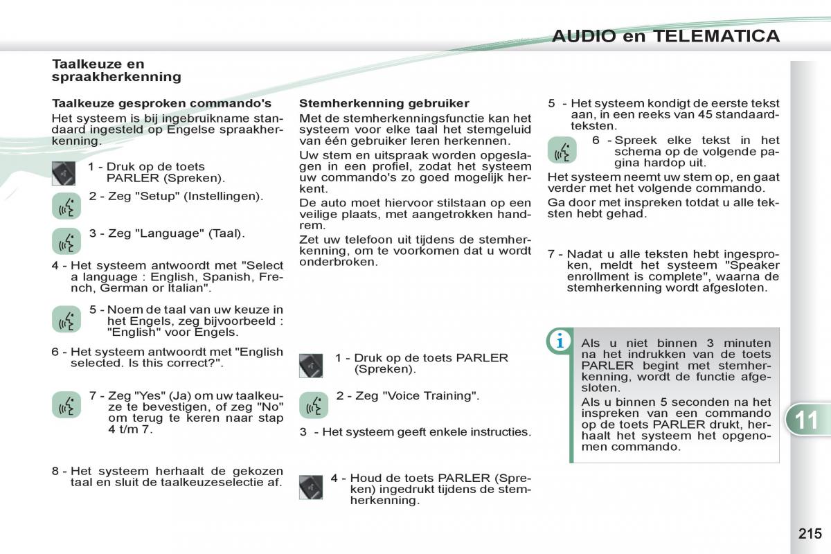 Peugeot 4007 handleiding / page 217