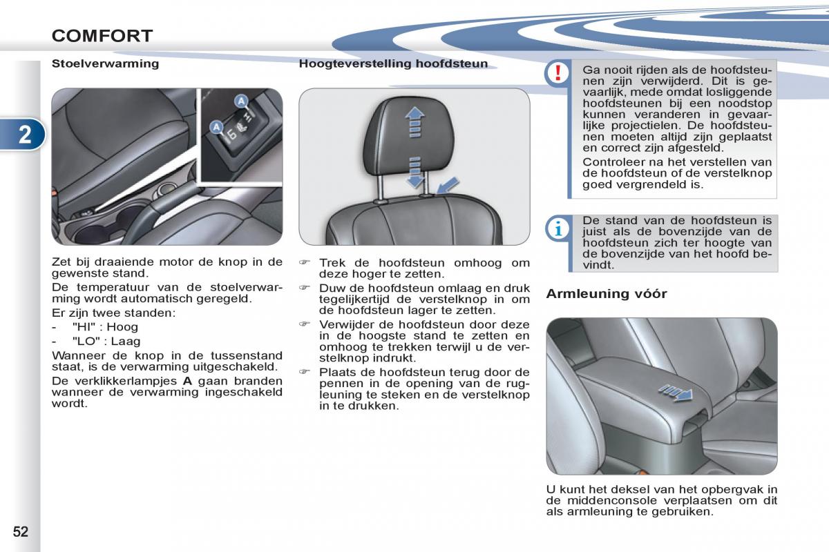 Peugeot 4007 handleiding / page 54
