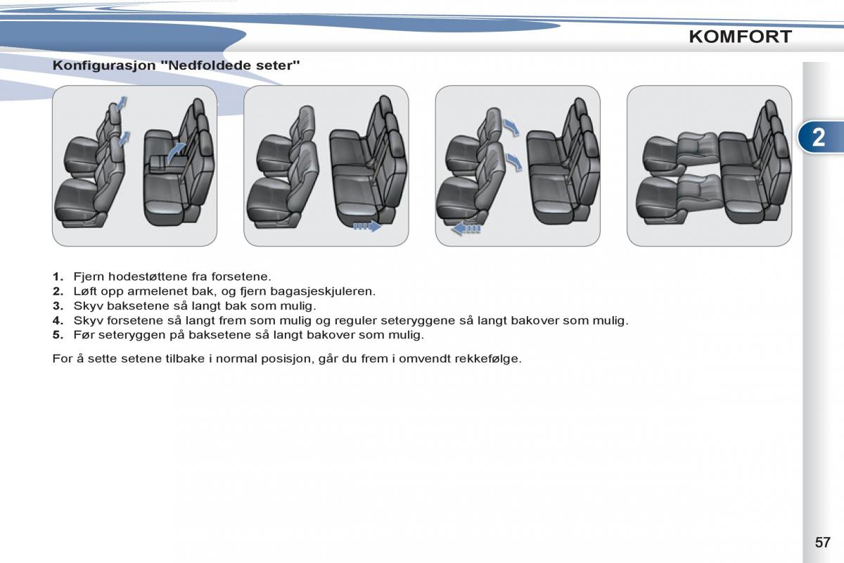 Peugeot 4007 bruksanvisningen / page 59