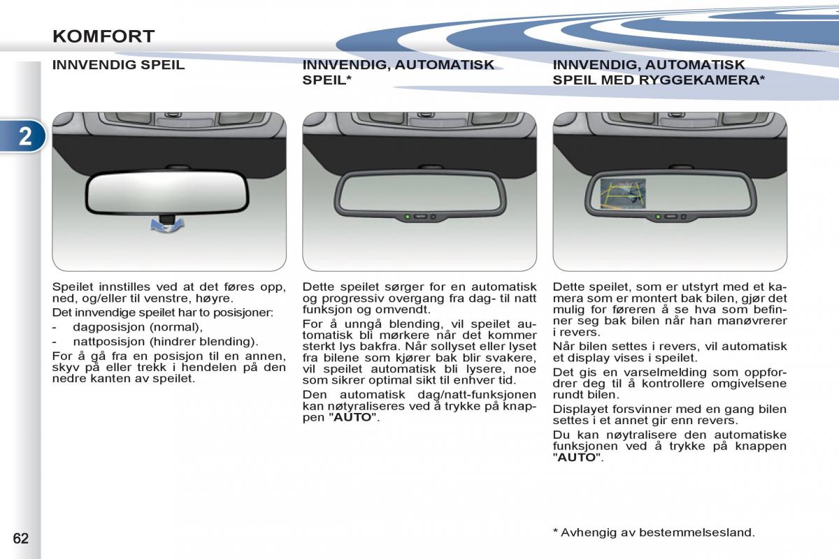 Peugeot 4007 bruksanvisningen / page 64