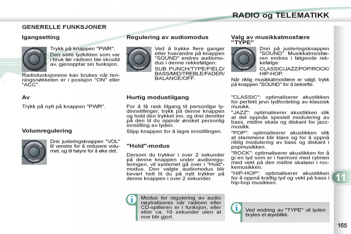 Peugeot 4007 bruksanvisningen / page 167